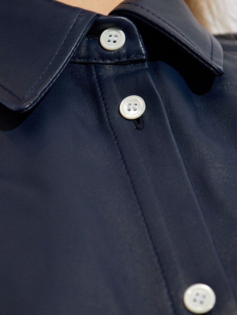 MARNI Calf Leather Blue Shirt Dress (Size 40 IT) *BRAND NEW W/ TAGS* - Picture 5 of 9